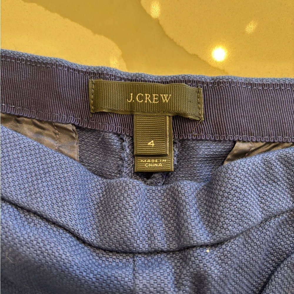 J.Crew Blue Textured Shorts